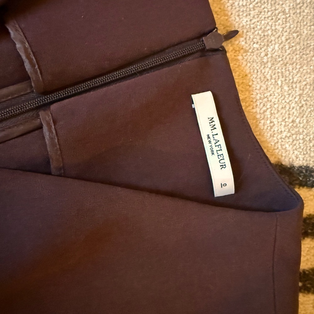 MM LAFLEUR V Neck burgundy top